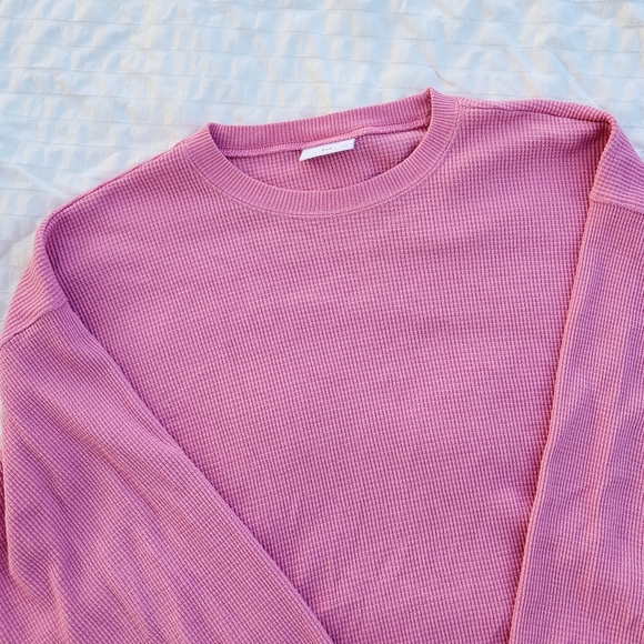 TNA Waffle Knit Lounge Shirt - Picture 2 of 3